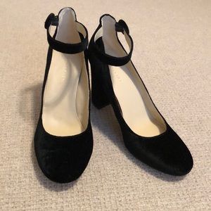 Marc Fisher Black Velvet Heels